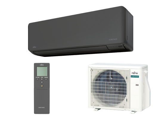 Fujitsu Standard KM Airstage oldalfali split klíma ASEH12KMCG-B / AOEH12KMCG