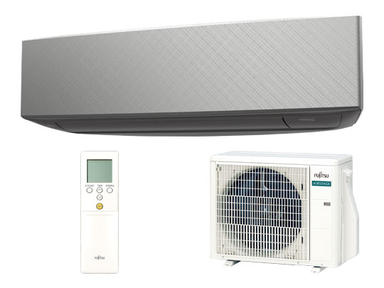 Fujitsu Design KE Airstage oldalfali split klíma ASEG12KETFB / AOEG12KETA