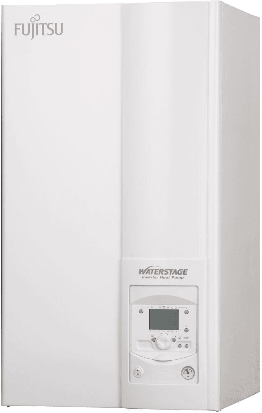 Fujitsu Waterstage 1 fázisú levegő-víz hőszívattyú tartály nélkül C 8/1F (WSYA080ML3-WOYA080KLT)